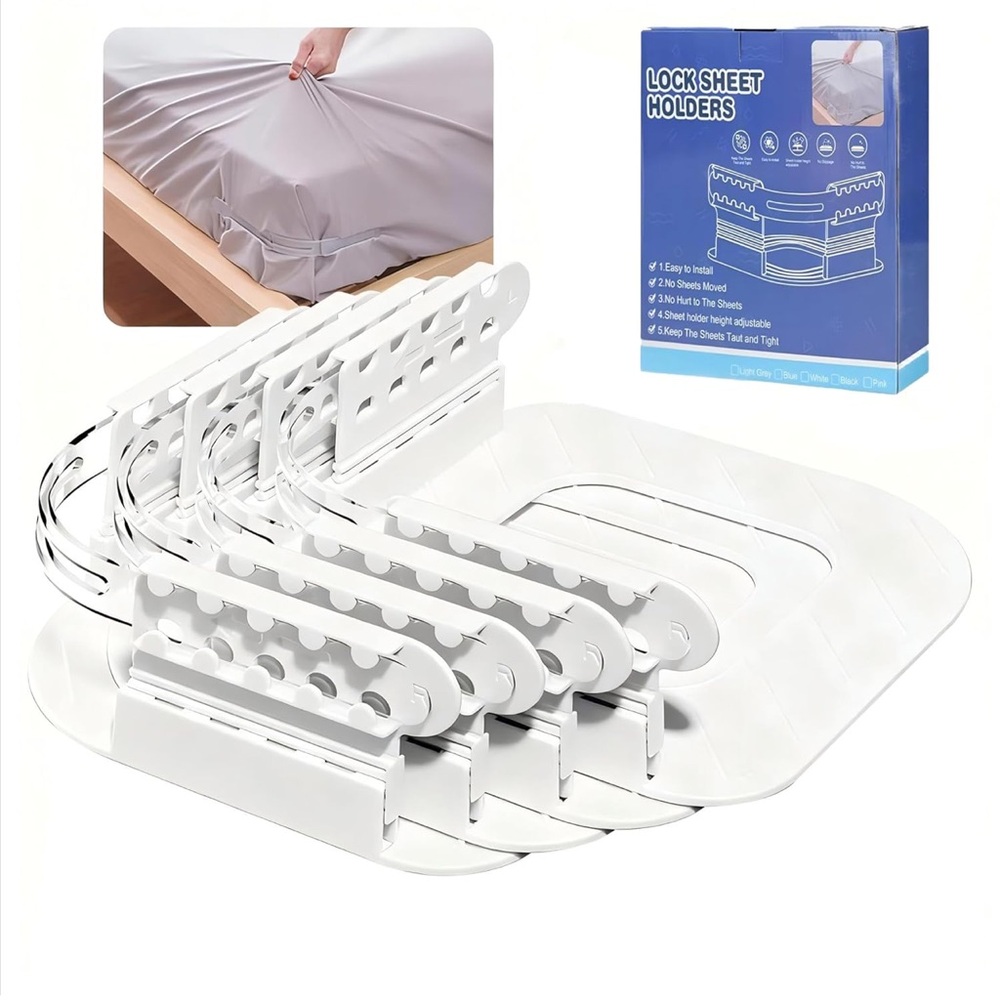 New Lock Bed Sheet Holders for Corners